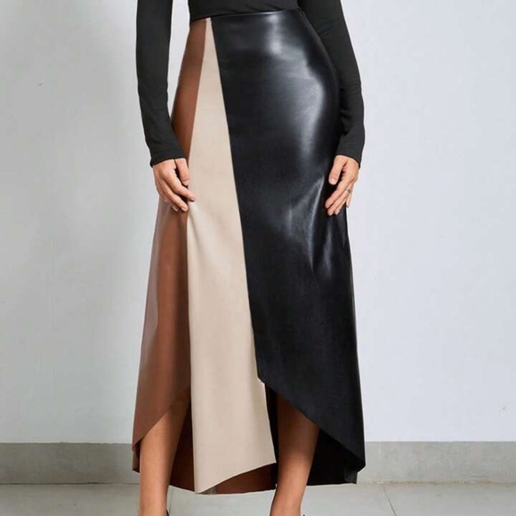 CLARA VERO Frenchy A-Line Skirt with Earthy Tones - Picture 2 of 12